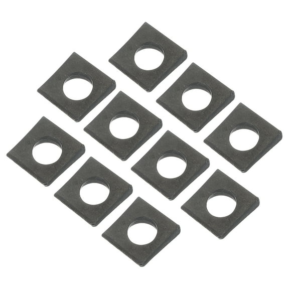Uxcell Beveled Square Washers, Wedge Washer in Plain Carbon Steel for Shim Leveling M8 Thickness 2 to 4.6mm