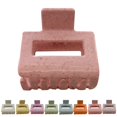 thumbnail image 2 of French Hair Claw Clip Retro Solid Color Rectangle Hair Clamp Hollow Hair Claw, 2 of 10