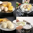 thumbnail image 3 of Mightlink Round Stainless Steel Steamer Rack, 9.33" Diameter Steaming Rack Stand, Canner Racks, Steamer Insert Stock Pot Steaming Tray, Pressure Cooker Cooking, 1PC, 3 of 8