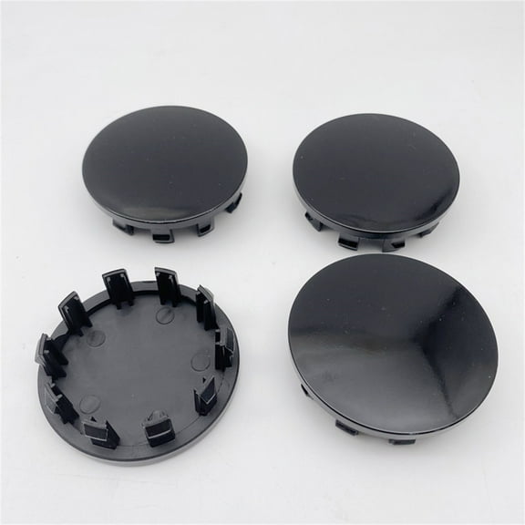 4PCS 63mm 2.5 Inch Custom Glossy Black Plastic Car Hub Wheel Center Caps Fit for Dodge Ram Wheels 2019-2022 6KF18TRMAA
