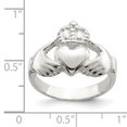 thumbnail image 2 of 925 Sterling Silver Claddagh Ring, 2 of 2