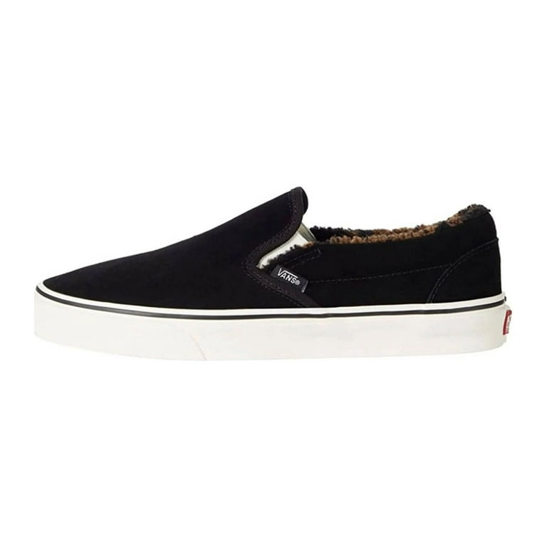 Black vans with cheetah fur sale