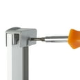 thumbnail image 6 of Bath Bliss Adjustable Rust Proof Aluminum 2 Tier Glass Door Shower Caddy - 11.4"x 27.2"x 5.1", 6 of 7