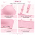 thumbnail image 4 of dELiA*s Girls Bras - 3 Pack Seamless Padded Bras for Teens with Removable Straps, 4 of 7