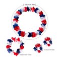 thumbnail image 3 of Conjunto de 4 piezas France Fans Guirlandes Guirlandes Coiffure Bijoux Crazy France Sports Meet Cheer Headwear France Sports Meet Fans Hat Accesorios de disfraz para festivales, 3 of 7