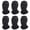 6pcs Black M, variant on 6 Packs Ski Mask Sun UV Protection Hood Breathable, Balaclava Face Mask for Men Women - Motorcycle Fish