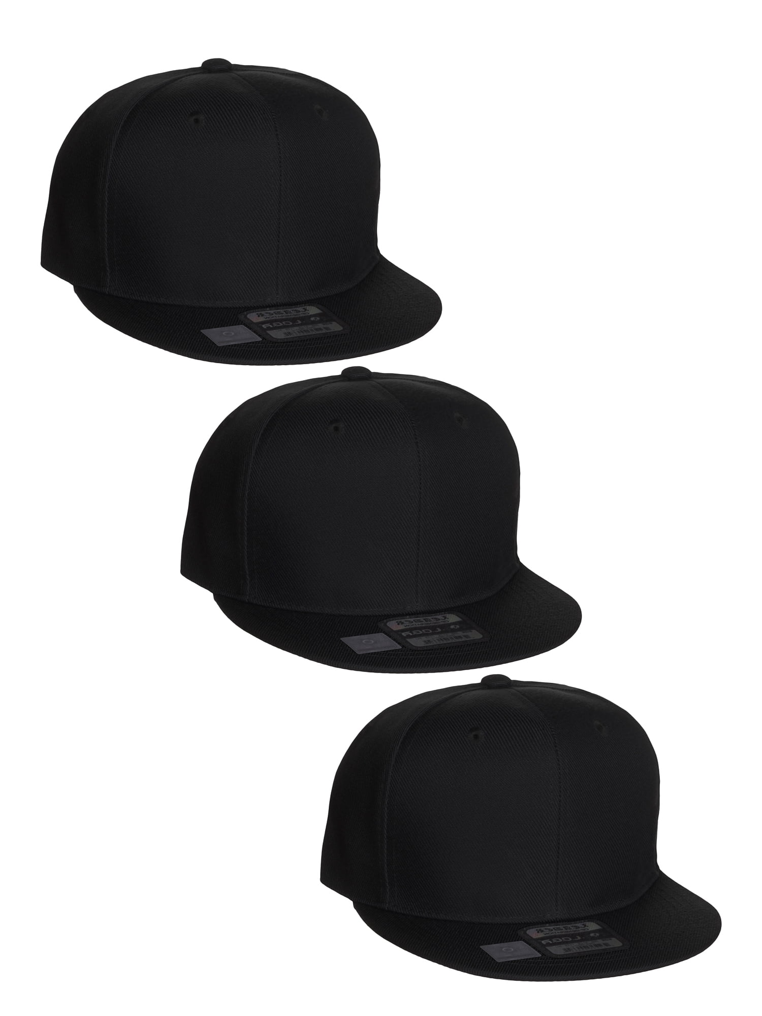 blank black snapback hat