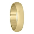 thumbnail image 2 of SZUL Women's 4mm Domed Wedding Band in 14K Yellow Gold, 2 of 8