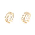 thumbnail image 1 of Guardurnaity Anillos de flores huecas para mujer, anillos ajustables de cobre para chica, joyería para fiesta de noche de boda Type1 NO1, 1 of 6