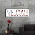 thumbnail image 4 of Epic Art 'Patriotic Welcome' by Cindy Jacobs, Acrylic Glass Wall Art, 48"x16", 4 of 8
