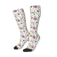 thumbnail image 2 of Balery Undersea Seahorse Printed Novelty Socks Men's Women's Crew Socks Sports Socks Knee High Socks Cotton Socks Quirky and Cool Socks, 2 of 9