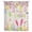 Pink Beige, variant on Happy Easter Sheer Curtains 54 Inches Long, Spring Watercolor Bunny Eggs Flower Branch Light Filering Curtains, Breathable Simi Curtain Privacy Drapes for Kitchen Bathroom Small Window Treatment