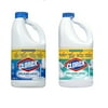 Clorox Splash-Less Bleach, Regular and Clean Linen Scent, 55 Ounces Each (Pack of 2)