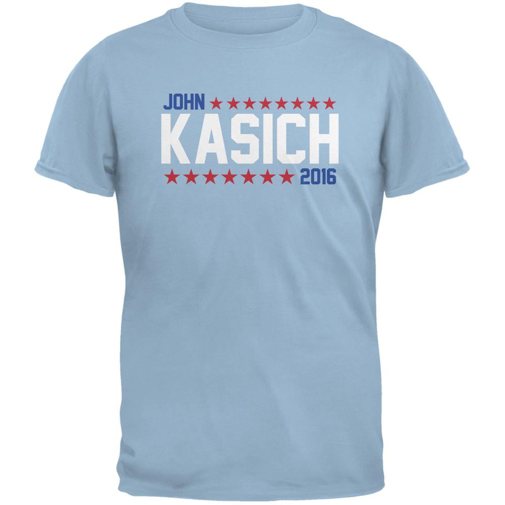Election John Kasich 2016 American Stars Black Adult T-Shirt 