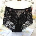 thumbnail image 1 of Bragas sexis de malla para mujer, ropa interior de encaje sin costuras de cintura alta, bragas transparentes de seda para mujer, bragas de algodón para la salud, lencería XXXL Tan Jianjun unisex, 1 of 2