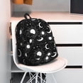 thumbnail image 6 of Daiia Crescent and Stars School Backpack for Men Women, Unisex Large Waterproof Bookbag Schoolbag Casual Daypack for High School/College/Teens/Travel/Work Black, 6 of 8
