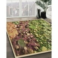 thumbnail image 3 of Ahgly Company Machine Washable Indoor Rectangle Transitional Saddle Brown Area Rugs, 2' x 3', 3 of 7