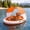 Orange, variant on Dog Pool Float with Canopy 57'' x 39'' Inflatable Dog Water Raft for Lake Pet Swimming Float Lounger with Shade for Small Medium Large Dogs Pet Pool Accessories (Blue)