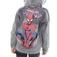 thumbnail image 6 of Spider-Man Toddler Boys Mineral Washed Graphic Hoodie, Sizes 12M-5T, 6 of 9