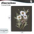 thumbnail image 4 of Stupell Industries French Country Daisy Bouquet with Swallowtail Black Framed Giclee Art, 11 x 14, by House Fenway, 4 of 8