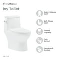 thumbnail image 3 of Ivy One-Piece Elongated Toilet Left Side Flush, 10" Rough-In 1.28 gpf, 3 of 14