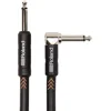 Roland Black Series Instrument Cable, Angled/Straight 1/4-Inch Jack, 5-Feet