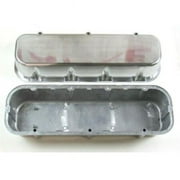 Bous Performance  Tall Aluminum Smooth Valve Cover for 1965-95 BBC 396-502 without Hole, Polished - BPE-2101