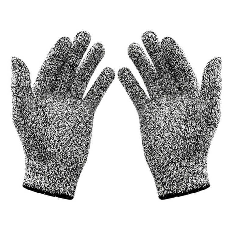 Rumida Level 5 Cut Resistant Gloves Unique Transverse Knitting Tech Great  For Whittling, Butchering, Peelers L 