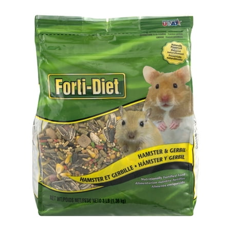 Forti-Diet Nutritionally Fortified Food Hamster & Gerbil, 3.0 (The Best Hamster Food)