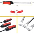 thumbnail image 2 of Tire Spoons Lever Tool Set, Steel Professional Changing Removal Kit with 1 Portable Bag + 3 2 Rim Protectors, Repair for Motorcycle, Dirt Bike, Lawn Mower (Red) Red -, 2 of 6