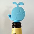 thumbnail image 3 of Tapón de botella de vino con forma de ballena reutilizable de silicona, corcho para botella de silicona, mantiene el vino (3 uds), 3 of 5