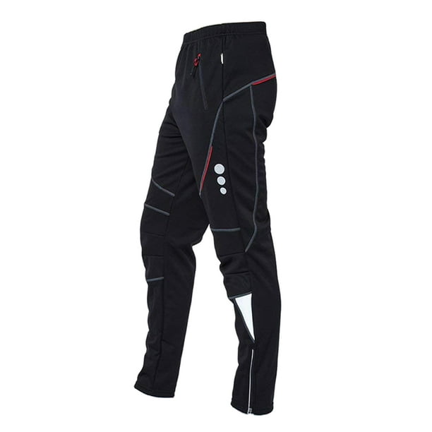 Men's Cycling Pants Athletic Pants Windproof Thermal Fleece Winter