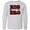 AC-Heather Grey, variant on Big Bro Buffalo Plaid Brother Long Sleeve Youth T-Shirt