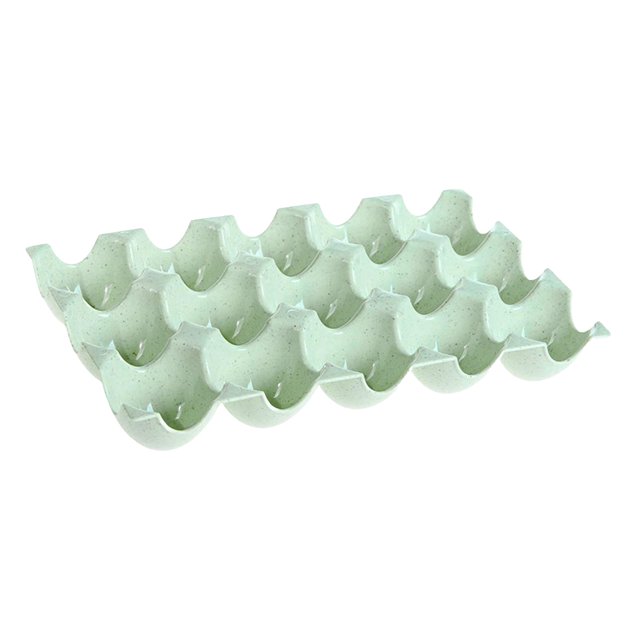 Caja para huevos de 15 tazas Strade Fareast Limited bandeja de almacenamiento verde