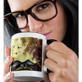 thumbnail image 2 of 3drose, Fantasy Guardian Owls Reading Storybook, 11oz Two-tone Black Mug, 2 of 6