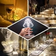 thumbnail image 5 of Efavormart Warm White Crystal Diamond Acrylic LED Color Changing Desk Lamp, USB Rechargeable Night Light, Decorative Light, Touch Operated - 10" Tall, 5 of 11