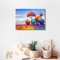 thumbnail image 4 of Abstract Nature Wall Art Colorful Tree Pictures Wall Decor Watercolor Forest Landscape Canvas Painting Geometric Trees Scenery Poster Prints Aesthetic Artwork for Living Room Bathroom Decoration 12x16, 4 of 6