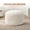 White-3FT - 36” x 36” x 22”, variant on Pink 4FT - 44” x 44” x 24” Bean Bag Chair Living Room Bedroom Dorm Reading Gaming