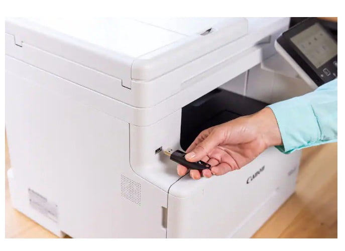 Restored Canon - imageCLASS MF663Cdw Wireless Duplex Color Laser All-In-One Printer with 50-Sheet ADF - White (Refurbished)
