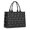 Black Halloween Dancing, variant on Large Capacity Tote Bag,Beige Halloween Skull Pumpkin Pattern Handbag Fashion Luxury Tote Bag,15.7"x13"x 5.1" Inches,Laptop Compatible