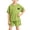 Green, variant on Bovxnpu Boys Summer Clothing Set Thin Short Sleeve Top Shorts Casual Set for Kids