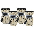 thumbnail image 2 of 4 Pcs Chaussures pour Chien Antidérapantes Imperméables Design Patte de Chien Bottes pour Chiot, 2 of 10