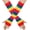 Rainbow(red), variant on Arm Warmers Gloves Girls Arm Gloves Striped And Rainbow