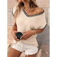 thumbnail image 4 of Women'S Sleeveless Sweater Casual V Neck Cap Sleeve Knit Pullover Tank Tops L, 4 of 7