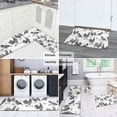 thumbnail image 5 of White Chicken Sketch Pattern Kitchen Rugs Sets Of 2,Anti Fatigue Kitchen Mat Rugs Non Slip Washable,Decorative Kitchen Floor Mats for Kitchen,Sink,Laundry,17"x30"+17"x47", 5 of 7