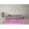 thumbnail image 3 of Ahgly Company Indoor Square Oriental Pink Modern Area Rugs, 8' Square, 3 of 4