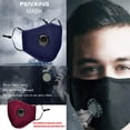 thumbnail image 2 of kurtrusly PM2.5 Dust Mask Anti-dust Anti-haze Windproof Mouth Nose Protection Reusable Sponge Face Mask with Filter Inserts, 2 of 8