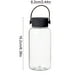 thumbnail image 3 of Vaso de plástico transparente para acampada y senderismo, de alta estética, para deportes al aire libre, portátil, de mano, botella deportiva de plástico., 3 of 6