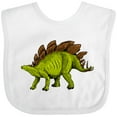 thumbnail image 3 of Inktastic Smiling Stegosaurus Boys or Girls Baby Bib, 3 of 4