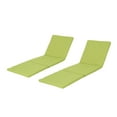thumbnail image 7 of Lilyana Outdoor Water Resistant Chaise Lounge Cushion, Set of 2, Green, 7 of 7